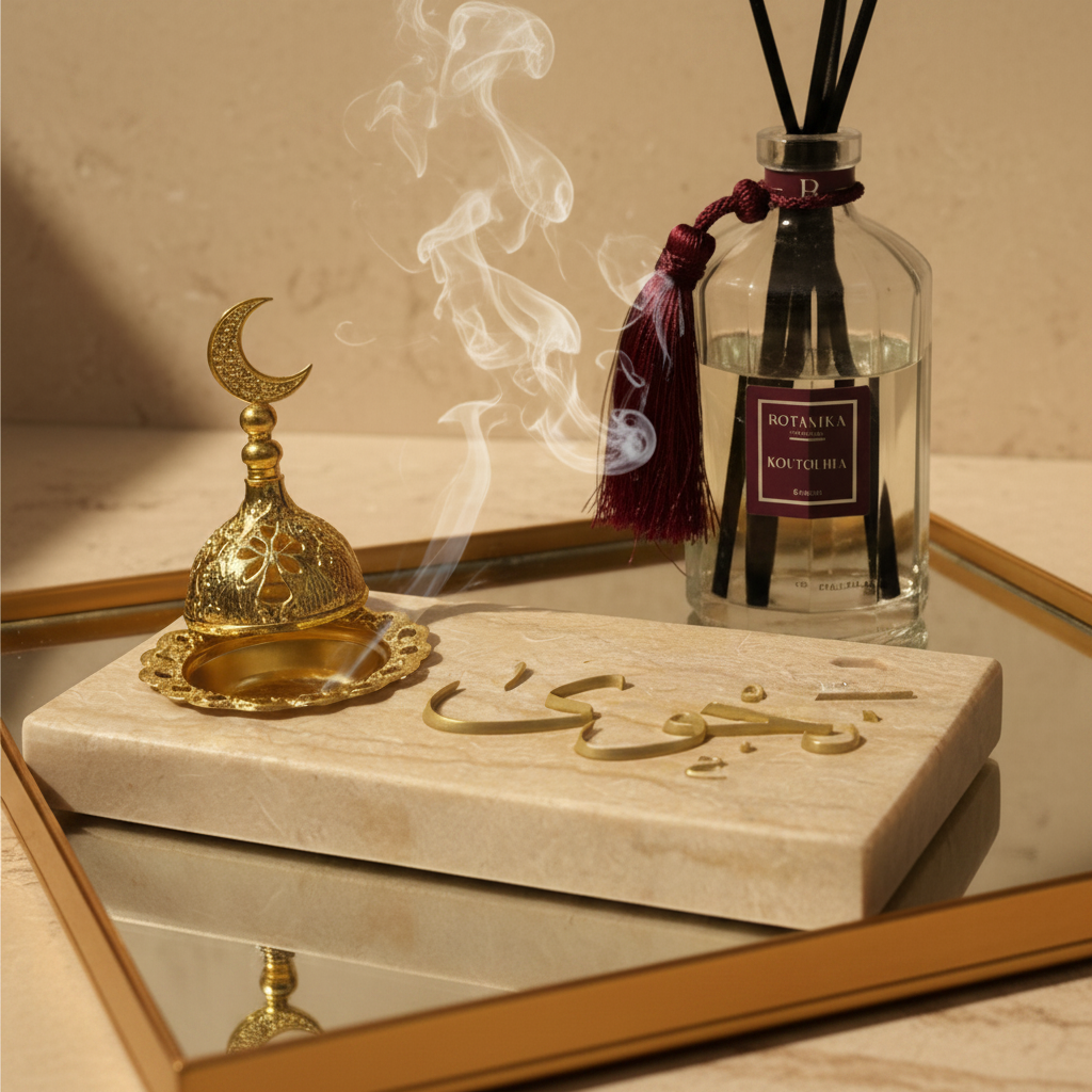 Amara Luxe Name Marbre Bakhoor Burner