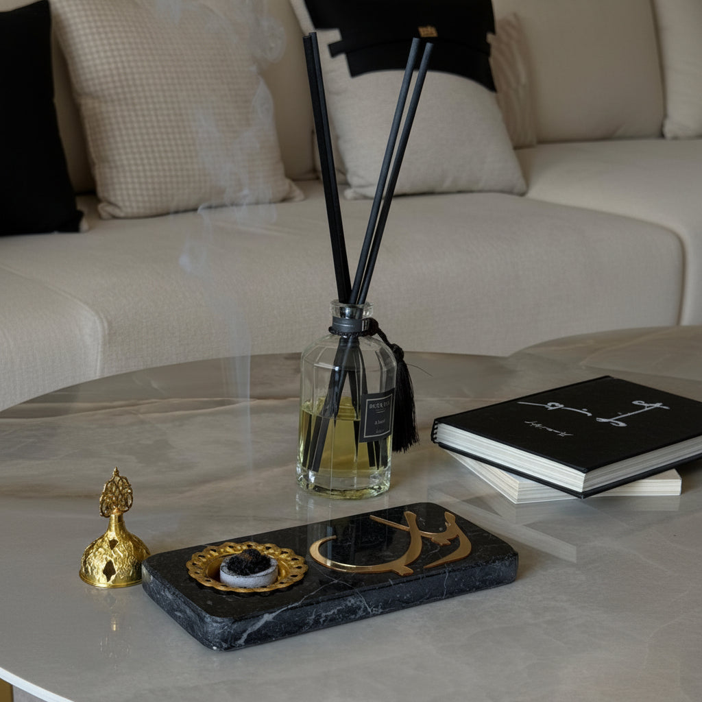 Amara Luxe Name Marbre Bakhoor Burner