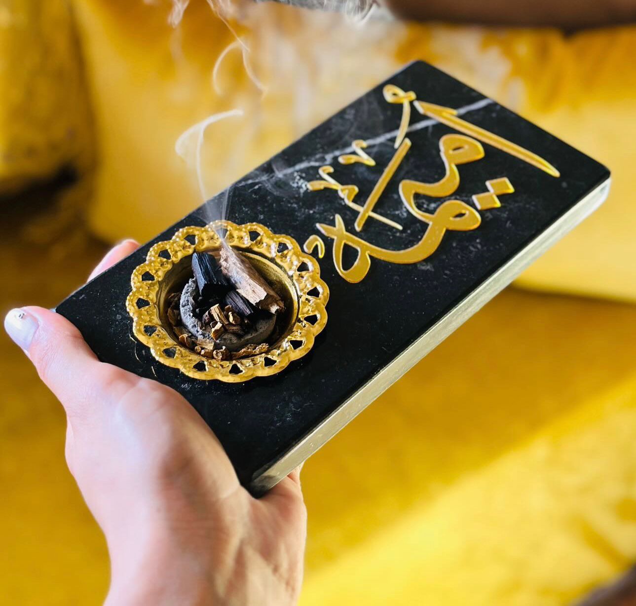 Amara Luxe Name Marbre Bakhoor Burner